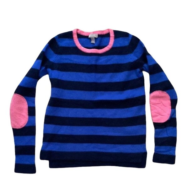 Hayden Blue and Pink Crew Neck Striped‎ Sweater - Picture 1 of 4